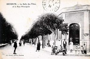 1205- Sedrata - Salle des Fetes et rue principale